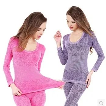Caliente Vende la Ropa interior de las Mujeres Modal Casa de los Pijamas de la Cintura Delgada de Cuerpo Transparente Tres Segundos de Calor Ultra-delgada de calzoncillos Largos Mayorista