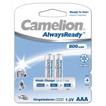 Camelion HR03 Micro AAA AlwaysReady Ampolla 2uds. 800mAh
