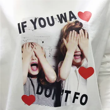 Camisetas de las Mujeres 2020 Primavera de Moda Camiseta Suelta Chic Impreso Tops de Mujer Más el Tamaño de Estilo coreano de Manga Larga T-shirt Todos-partido de las Señoras