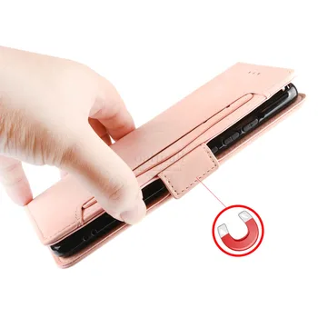 Cartera de Casos Para Xiaomi MI 10T 10T Pro el Caso de Cierre Magnético Libro Flip Cover Para MI 10T Lite de Cuero Titular de la Tarjeta de Bolsas de Teléfono