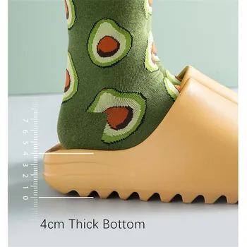Casa De Zapatos De Mujer Zapatillas De Tacón Grueso Inferior Dentado Suela Antideslizante En Baño De Damas Diapositivas Interior De Los Amantes De Los Hombres De La Plataforma De Zapatillas