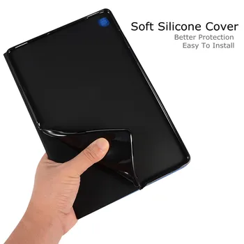 Caso para Samsung Galaxy Tab S5E 10.5 2019 T720 T725 SM-T720 SM-T725 Slim Soporte Magnético de Silicona Suave Cubierta Posterior de la Tableta Funda