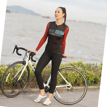Cheji Muy cómodo jersey de ciclismo mujer, de secado rápido