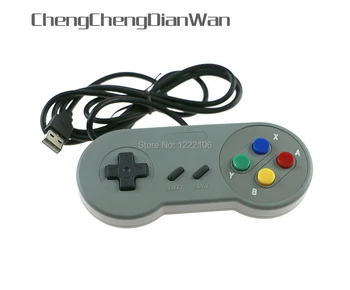 ChengChengDianWan Retro Super para Nintendo SNES Controlador USB para PC para MAC Controladores de SELLADO 10pcs/lote