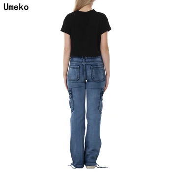 Chic 2020 Vintage Mom Jeans para Mujeres Más el Tamaño de Cintura Alta Sueltos a los Pantalones vaqueros de Moda Lavado de Bolsillo Boyfriend Jeans Pantalones
