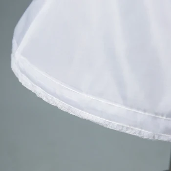 Cielarko Niños Niñas Falda de Vestido Formal que los Niños Blancos Enagua con Aros Básico de la Falda para la Boda de la Niña de Accesorios