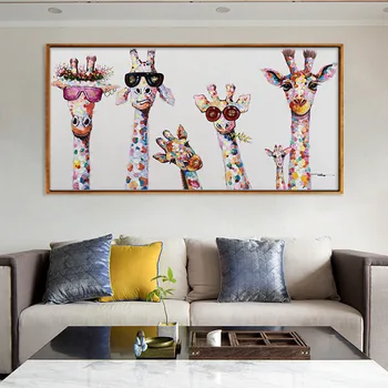 Ciervo de arte de la pared animal print poster lienzo de pintura de carteles y estampados de cuadros para el hoga quadro decorativo para la sala de estar