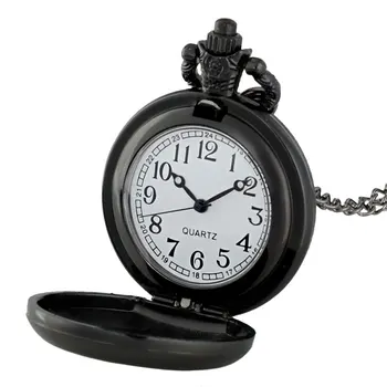 Clásico Steampunk locomotora Patrón Vintage Reloj de Bolsillo de Cuarzo Colgante de Reloj Reloj de las Mujeres de los Hombres Cúpula de Cristal Collar de los Mejores Regalos