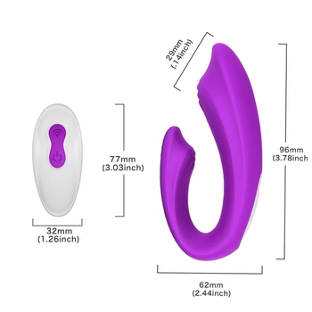 Clítoris & G-spot Vibrador 9 Poderosas Vibraciones Coño Estimulador de Juguetes Sexuales para mujeres Mujeres Masturbador Jugar en Solitario o en Parejas Divertido