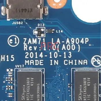 CN-0FT730 0FT730 Para DELL Latitude E5450 I5-5300U de la placa base del ordenador Portátil ZAM71 LA-A904P SR23X N15S-GM-S-A2 DDR3 Placa base Portátil