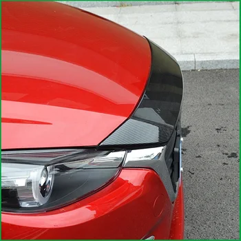 Coche de Estilo de la Cubierta de la Cabeza de ajuste Para el Mazda CX5 CX-5 2017-2019 de la Rejilla Frontal de la Cabeza del Motor de Coche de la Tapa de Campana de Moldeo de la Cubierta de Accesorios decorativos