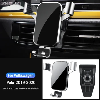 Coche del Teléfono Móvil del Titular de la salida de Aire se Monta GPS Soporte de Navegación Soporte Para Volkswagen VW Polo MK6 2019 2020 de los Accesorios del Coche