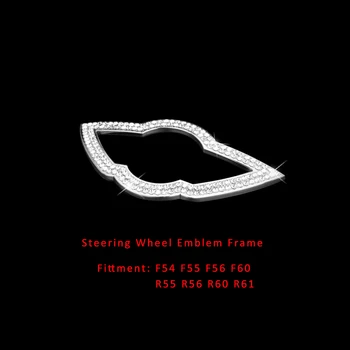 Coche Estilo Diamante Volante Ala Emblema de la Insignia de la Calcomanía de ajuste para el MINI Cooper One Countryman R54 F55 F56 F60 R55 R56 R60 R61