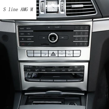 Coche estilo Interior Aire Acondicionado CD Panel de la decoración de la Tapa de ajuste Para Mercedes Benz Clase E Coupe W207 C207 Accesorios de automóviles