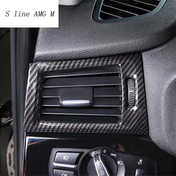 Coche Estilo Interiores en fibra de Carbono para BMW X3 X4 F25 F26 Central de control de Cambio de velocidad Panel de Engranajes Handrest taza de Agua Cubierta de Pegatinas