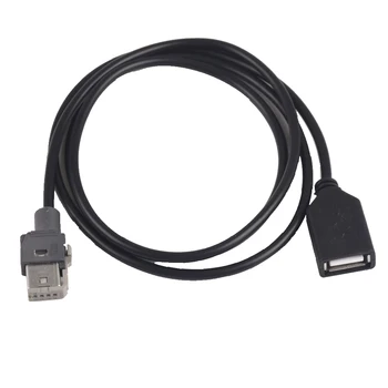 Coche USB Cable Adaptador de 4 pines Cable USB Para Peugeot 207 307 308 408 508 para Citroen con RD43 RD45 RD9 Reproductor de CD
