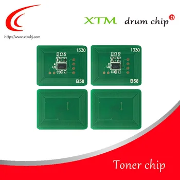 Compatible 44059105 44059106 44059107 44059108 cartucho de tóner chips de reset para OKI C810 C830 impresora láser