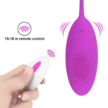 Control remoto de la Vagina Vibrador de Kegel Bola Estimulador de Clítoris de Salto de Huevo G-Spot Masaje Huevo Vibrador para Mujeres Sex Shop