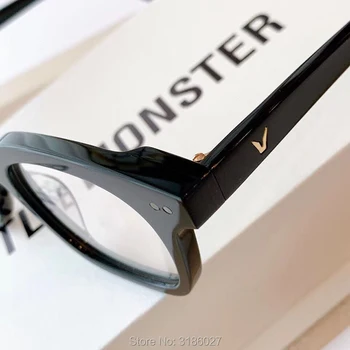 Corea Marca de Anteojos de Marco Marcos Ópticos del Acetato de Anteojos Recetados GM gafas de Mujeres Hombres SUAVES lado Sur de la miopía marcos