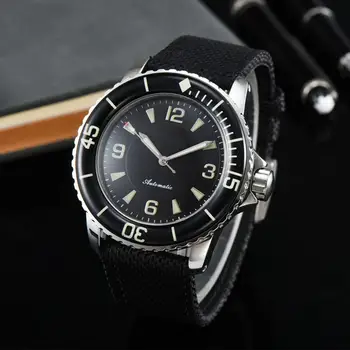 Corgeut reloj para Hombre de 45 mm Negro deporte de diseño de lujo de la marca superior NH35 movimiento mecánico Luminou manos Automático de la Vendimia del reloj de los hombres