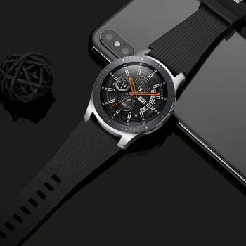 Correa de silicona Para Samsung Galaxy Reloj 3 45mm Smartwatch Oficial de correas de relojes Accesorios Para el Galaxy 46mm Reloj de Engranajes S3 22mm