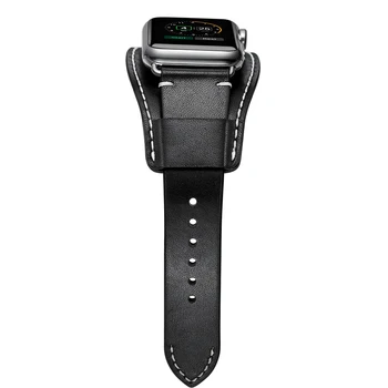 Correa para el iwatch i reloj de pulsera de Cuero correa para el Apple Watch de la banda de 38 mm 40 mm 42 mm 44 mm brazalete de la Serie 1/2/3/4/5 pulseira de la correa