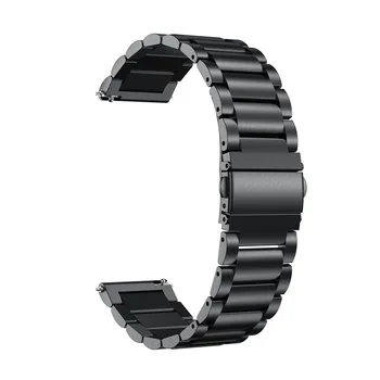 Correas de relojes Para Huawei Honor Reloj GS Pro / Honor del Reloj ES de Acero Inoxidable de la Correa del Metal de la Pulsera de la Pulsera Con los Pernos de los Accesorios de