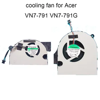 CPU de la computadora Ventiladores de Refrigeración para Acer V Nitro Aspire VN7-791 VN7-791G Portátil Enfriador Ventilador de 4 pines EG75070S1-C060-S9C MG60090V1-C200-S9C
