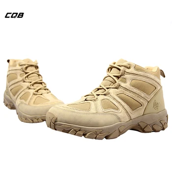 CQB Deporte al aire libre Táctico Militar Botas de Senderismo Zapatos de Caminar de los Hombres de los Zapatos de Escalada de Montaña antideslizante Transpirable Zapatos para la Caza