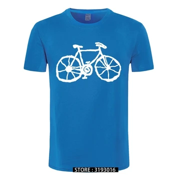Cycl De Bicicletas Nuevas Camisetas De La Marca Nueva Casual Ropa De Harajuku Día De Navidad De La Camiseta De La Moda O-Cuello De La Ropa De Hombre