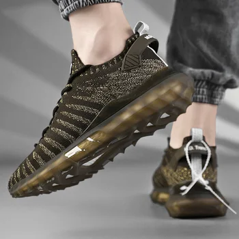 CYYTL de la Venta Caliente de los Hombres 2020 Zapatillas de Deporte de Moda de Correr al aire libre Zapatillas de deporte Casuales Pisos Exterior Transpirable Caminar Chaussures