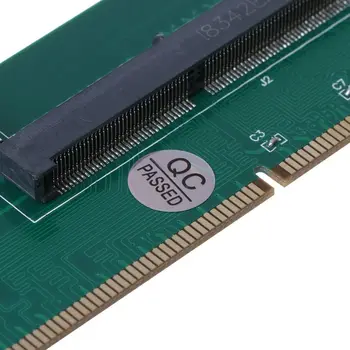 DDR3 SO DIMM de Escritorio del Adaptador de Conector DIMM de Memoria de Adaptador de Tarjeta de 240 a 204P Equipo de Escritorio Componente Accesorios