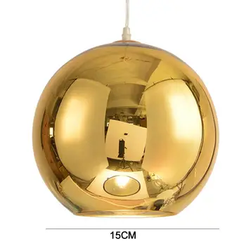 De 15 cm de la Bola de Cristal lámpara de Araña de Luz Romántica de la Clase de la Luz de Techo Cuelgan de la Lámpara de la Moda de Ensueño de la Lámpara Minimalista Luces