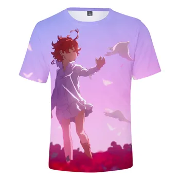 De 2 a 14 Años, El Prometido de Neverland Ropa de Niños Niños Niñas Phil Gilda Don Ray Norman Emma 3d t-shirt Anime a los Niños camiseta