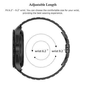 De acero inoxidable de la venda de Reloj para Huawei watch GT2 46MM 42MM reloj inteligente de la Correa de la Reemplazable mariposa hebilla de Bucle reloj GT 2E Correa