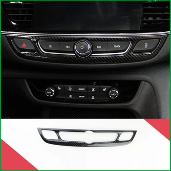 De acero inoxidable interior Panel Central de Control, interruptor de botón de la Tapa del armazón de Recorte de coche de estilo Para Opel Insignia 2017 2018 2019