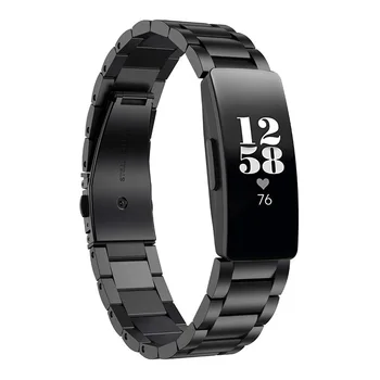 De Acero inoxidable Reloj de pulsera de Fitbit inspirar a inspirar HR Inteligente de Pulsera de Metal de la Correa de Muñeca Bucle Para Fitbit inspirar HR Correa