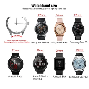 De Liberación rápida 18 20 22 24 mm de Cuero Genuino Correa de reloj de Samsung Correa para Amazfit Huawei Reloj Galaxy Gear de la Banda de Reloj de Pulsera