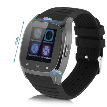 De Moda de lujo M26 Reloj Inteligente Android Con Bluetooth Podómetro Deporte Smartwatch Con Esfera SMS Recordar MP3