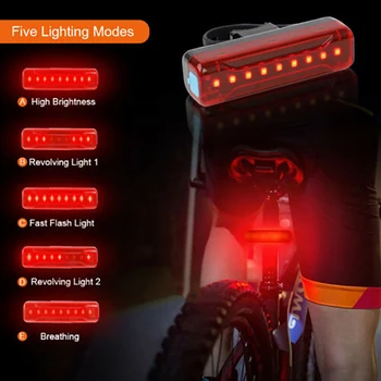 De nuevo 1000 Lúmenes LED Frontal USB Luz de la Bicicleta XML 3T6 LED Bicicleta Luz Construido En Batería 18650 de la Aleación de Aluminio Luz de Bicicleta