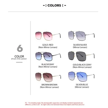 DENISA Espejo Cuadrado Gafas de sol para Hombre de la Marca del Diseñador de Gafas de sol de las Mujeres 2019 Moda Gafas Retro UV400 Tonos Para las Mujeres G25027