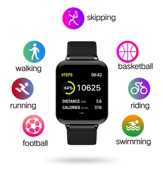 Deportes reloj inteligente con la presión arterial,oxígeno pulsera y el Fitness, Samsung A7 2018 A5 A6 A70S A50 A80 A8 Más A6S A20e M40