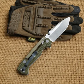 DICORIA nueva AD15 cuchillo plegable D2 hoja de la aleación de Aluminio mango de G10 acampar al aire libre de la caza de supervivencia cuchillos de bolsillo EDC herramientas