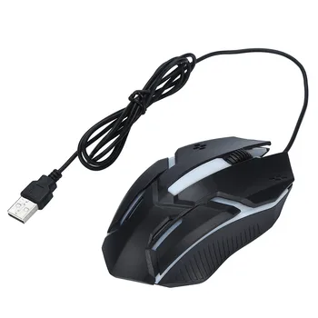 Diseño de 1200 DPI USB con Cable Óptico de Ratones Gaming Mouse Para PC Portátil 2.1 p45
