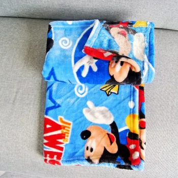 Disney Blanck Blanco de Mickey Mouse de Franela Manta niños los Niños Regalo de Cumpleaños de dientes Suave Envuelve a Envolver 75x100cm en la Cuna