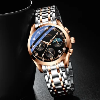 DITAWATCH de Cuarzo de los Hombres Reloj de la parte Superior de la Marca de Lujo De 2020 Casual de Acero Inoxidable para Hombre Relojes Deportivos Relojes reloj hombre