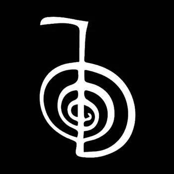 Divertido etiqueta Engomada del Coche Decal Arte Plástico Cho Ku Rei Reiki Símbolo de Parachoques de la Decoración de los Accesorios del Coche ZWW-2039, 18 cm*13 cm