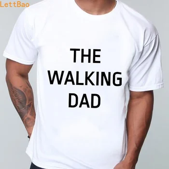 Divertido Papa Dady Regalo camiseta Camisetas Blancas Camisetas de Hombres Nuevos Tops Casual Feliz Día del Padre Camiseta de Manga Corta t-Shirt Homme