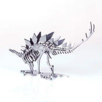DIY Metal Rompecabezas Modelo de Kit de Acero Inoxidable Stegosaurus Asamblea Rompecabezas de la Artesanía