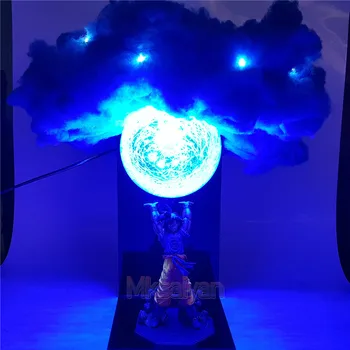 Dragon Ball Z la Figura de son Goku Genki damaSpirit Bomba en la Nube DIY LED Light Set de Dragon Ball Goku Super Anime Figura de PVC Modelo de Juguete